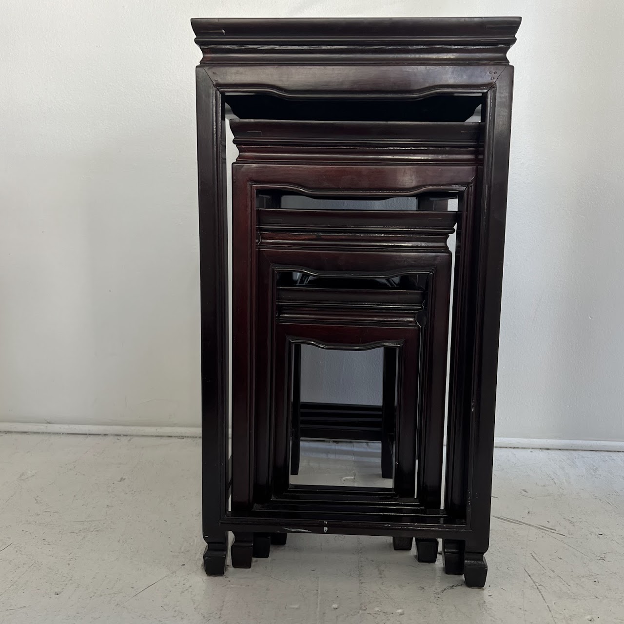 Rosewood Nesting Table Set