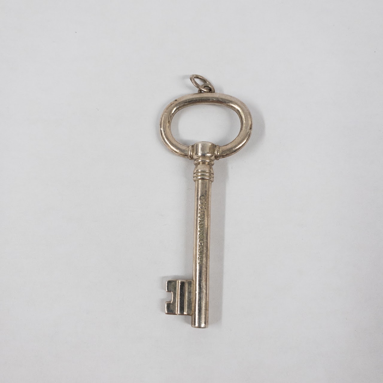 Tiffany & Co. Sterling Silver Large Skeleton Key Pendant