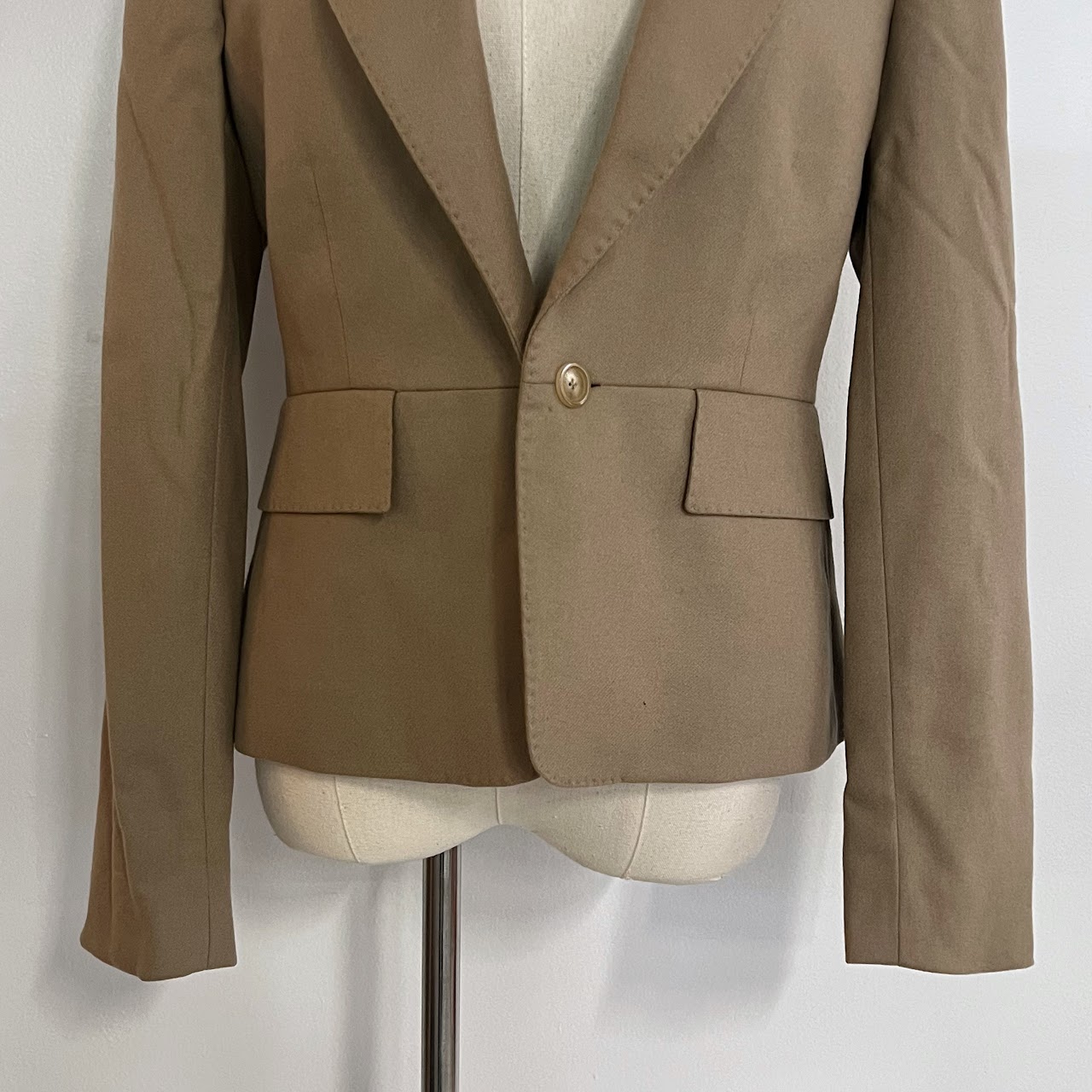 Gucci Wool and Cashmere Camel Brown Jacket