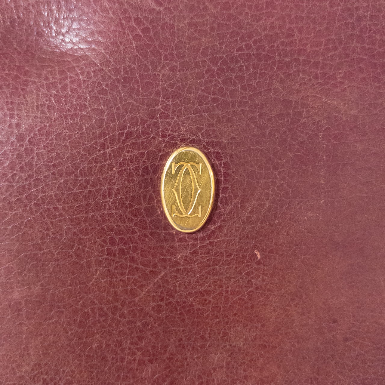 Cartier Vintage Leather Messenger Bag