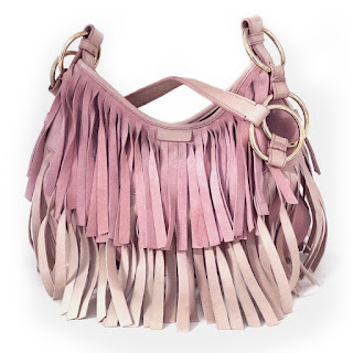 Yves Saint Laurent Fringed Suede Shoulder Bag