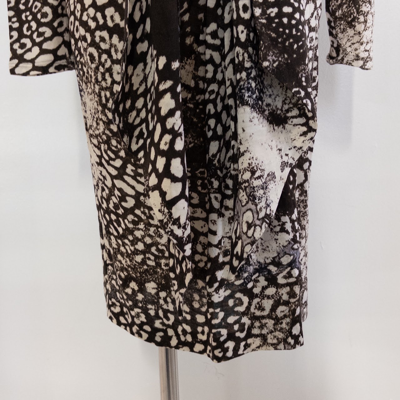 Emilio Pucci Animal Print Belted Wrap Style Dress