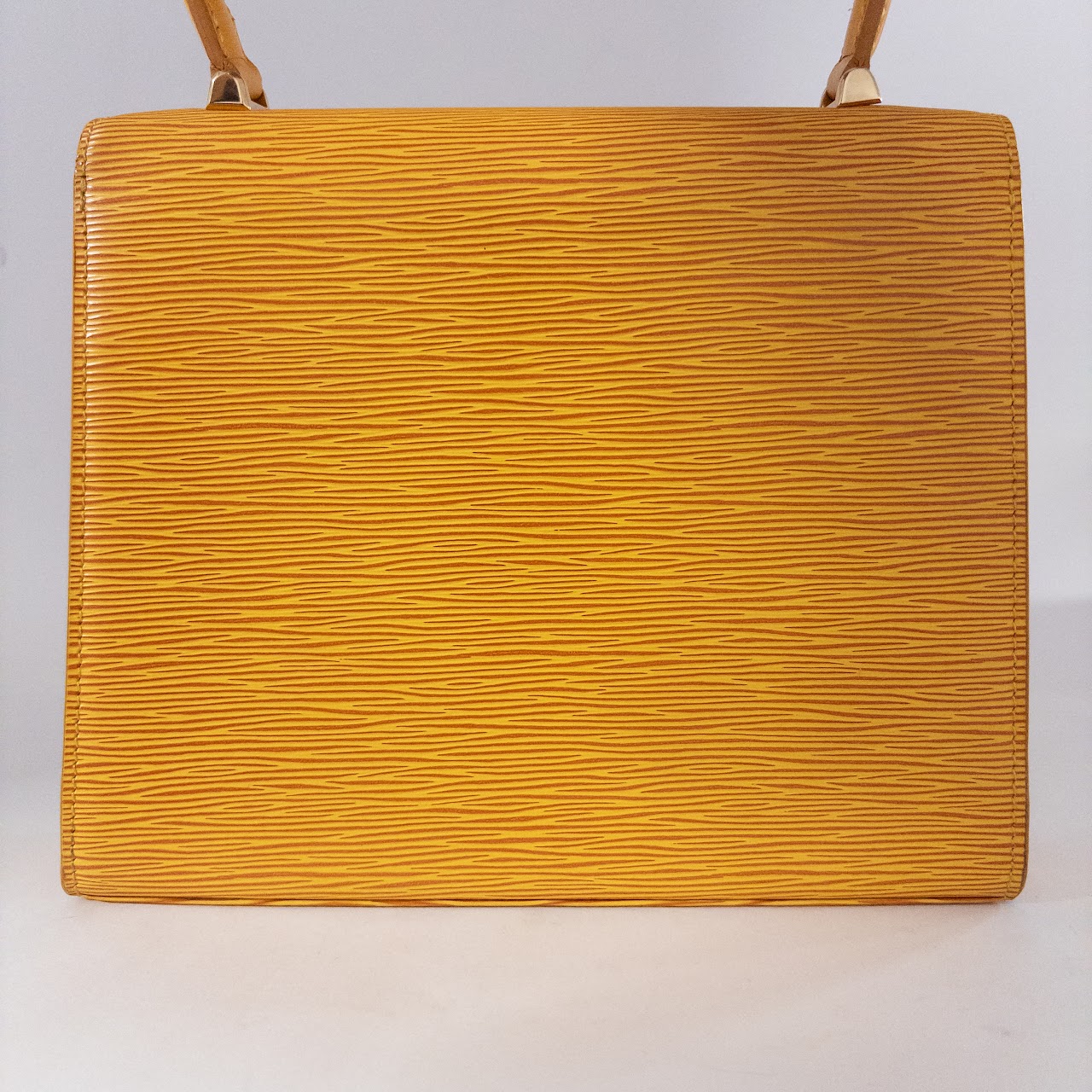 Louis Vuitton Vintage Yellow Epi Leather Malesherbes Handbag