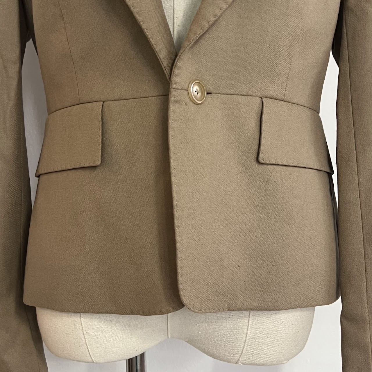 Gucci Wool and Cashmere Camel Brown Jacket