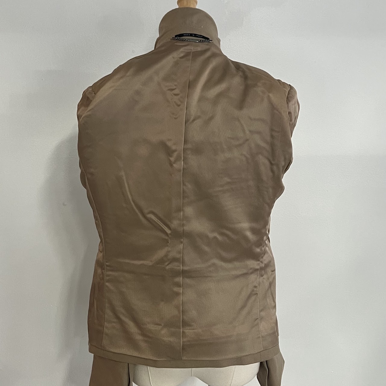 Gucci Wool and Cashmere Camel Brown Jacket