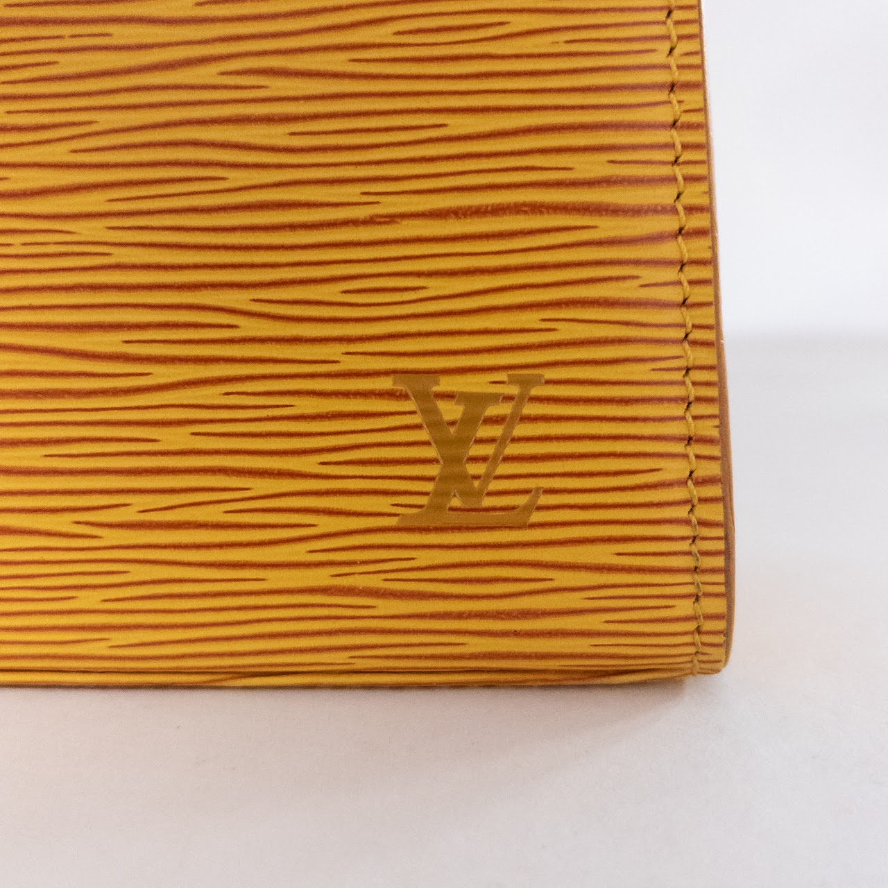 Louis Vuitton Vintage Yellow Epi Leather Malesherbes Handbag