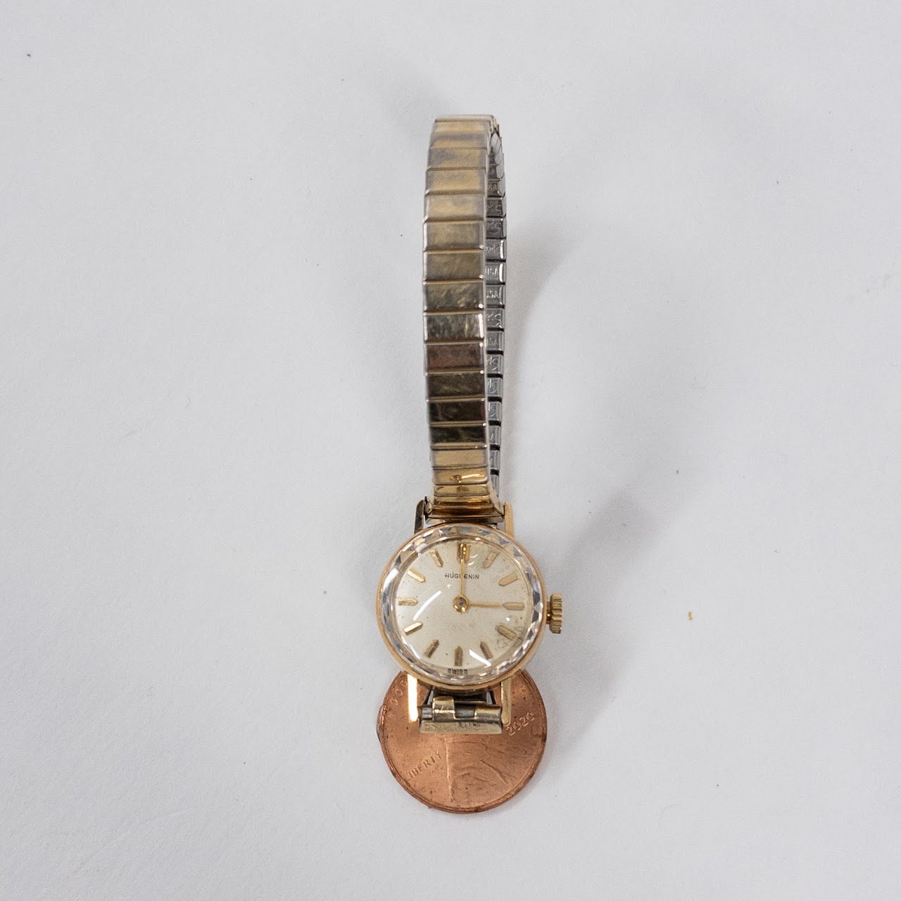 14K Gold Ladies' Huguenin Mechanical Watch