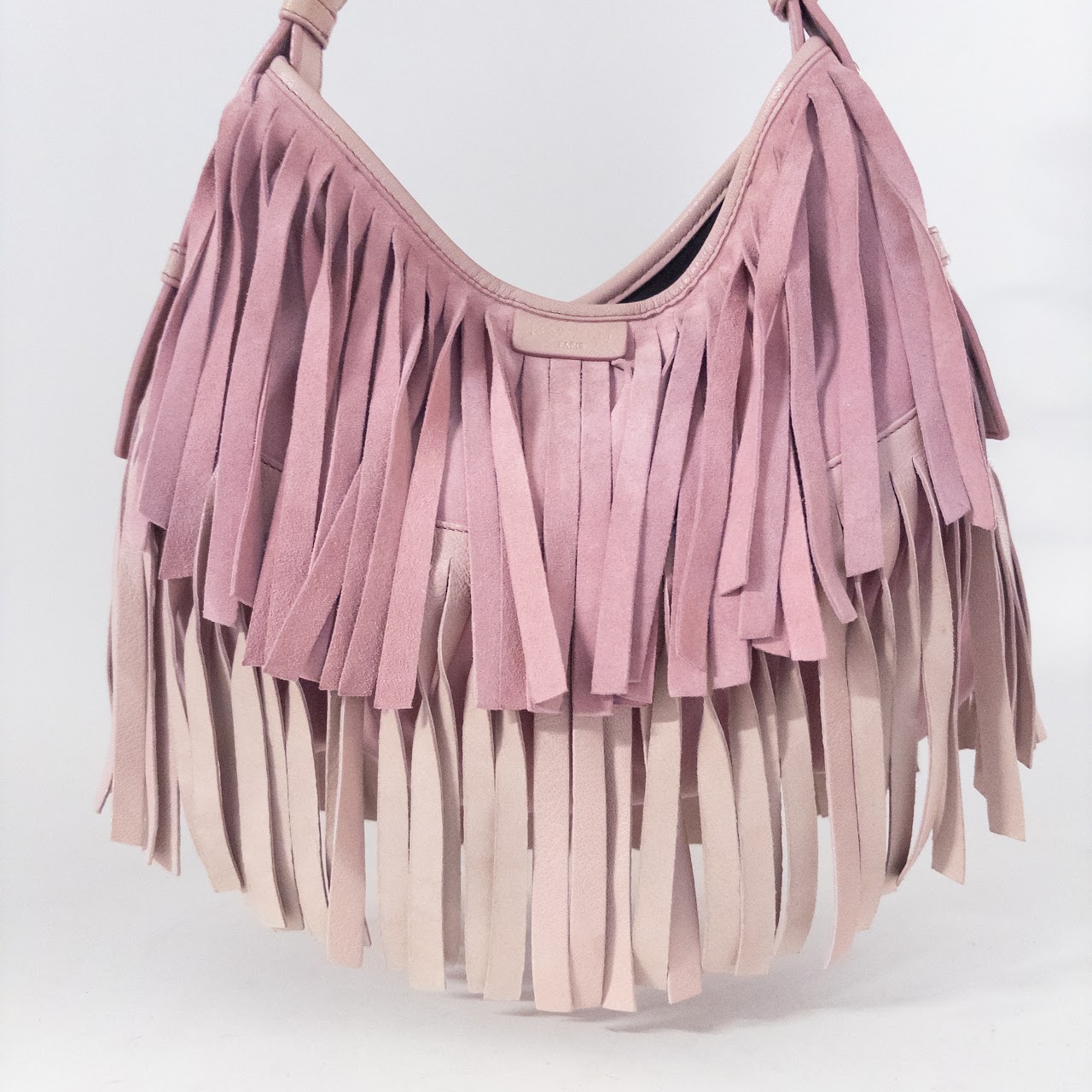 Yves Saint Laurent Fringed Suede Shoulder Bag