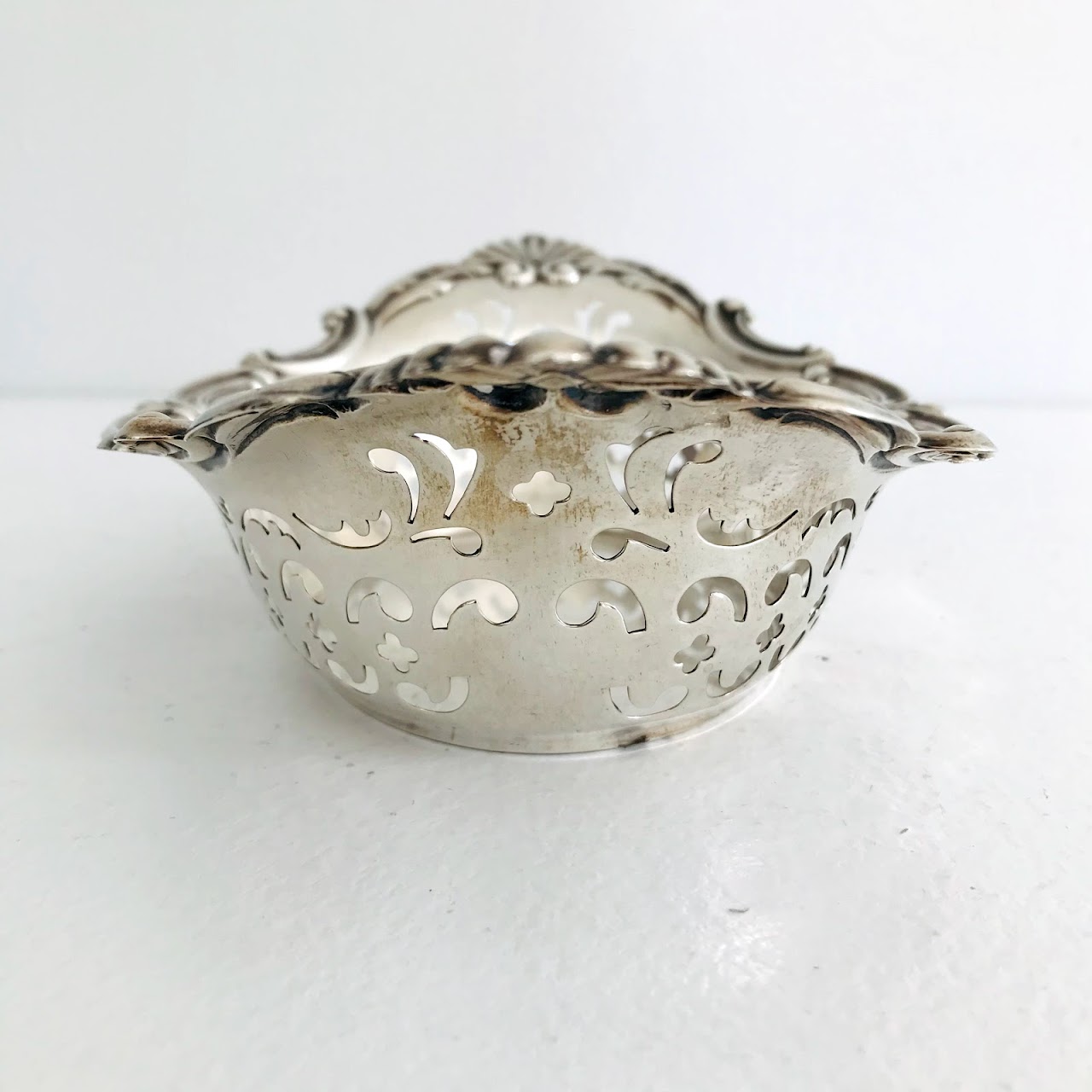 Gorham Sterling Silver Pierced Oval Dish