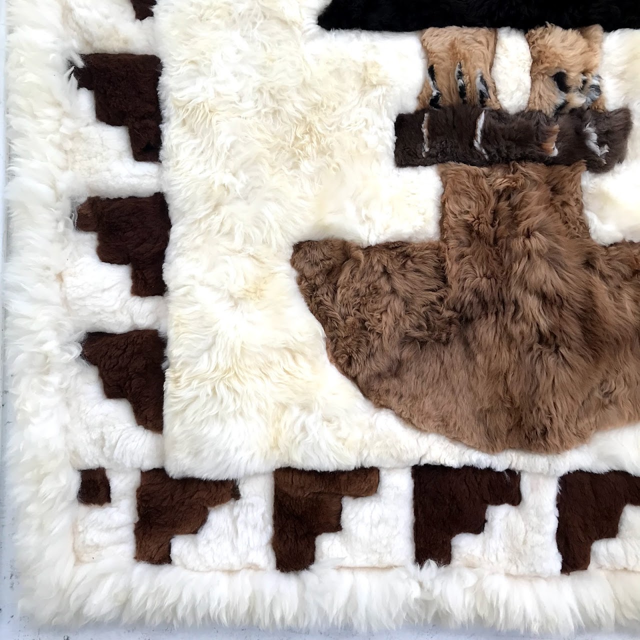 Peruvian Alpaca Patchwork Rug