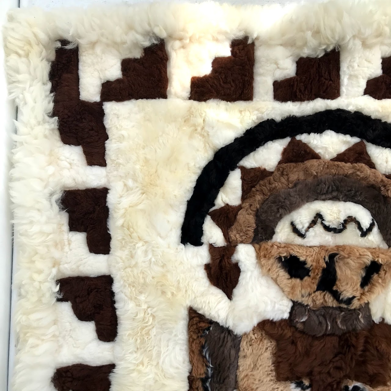 Peruvian Alpaca Patchwork Rug