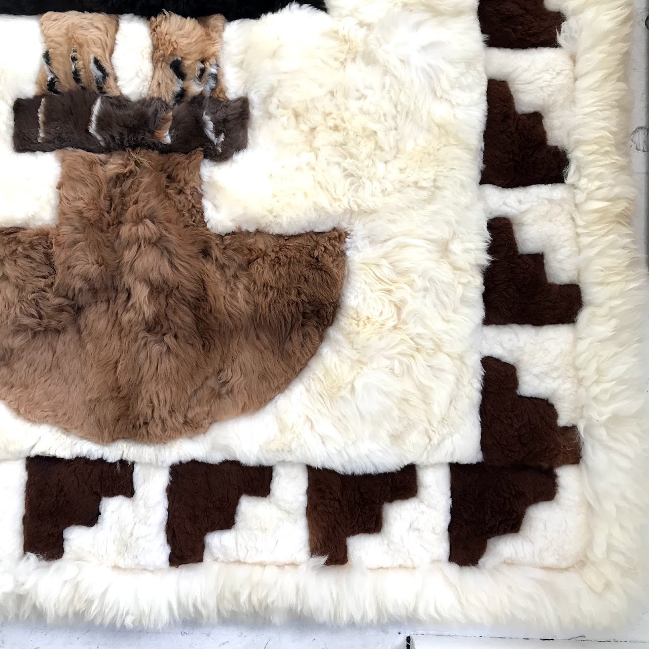 Peruvian Alpaca Patchwork Rug