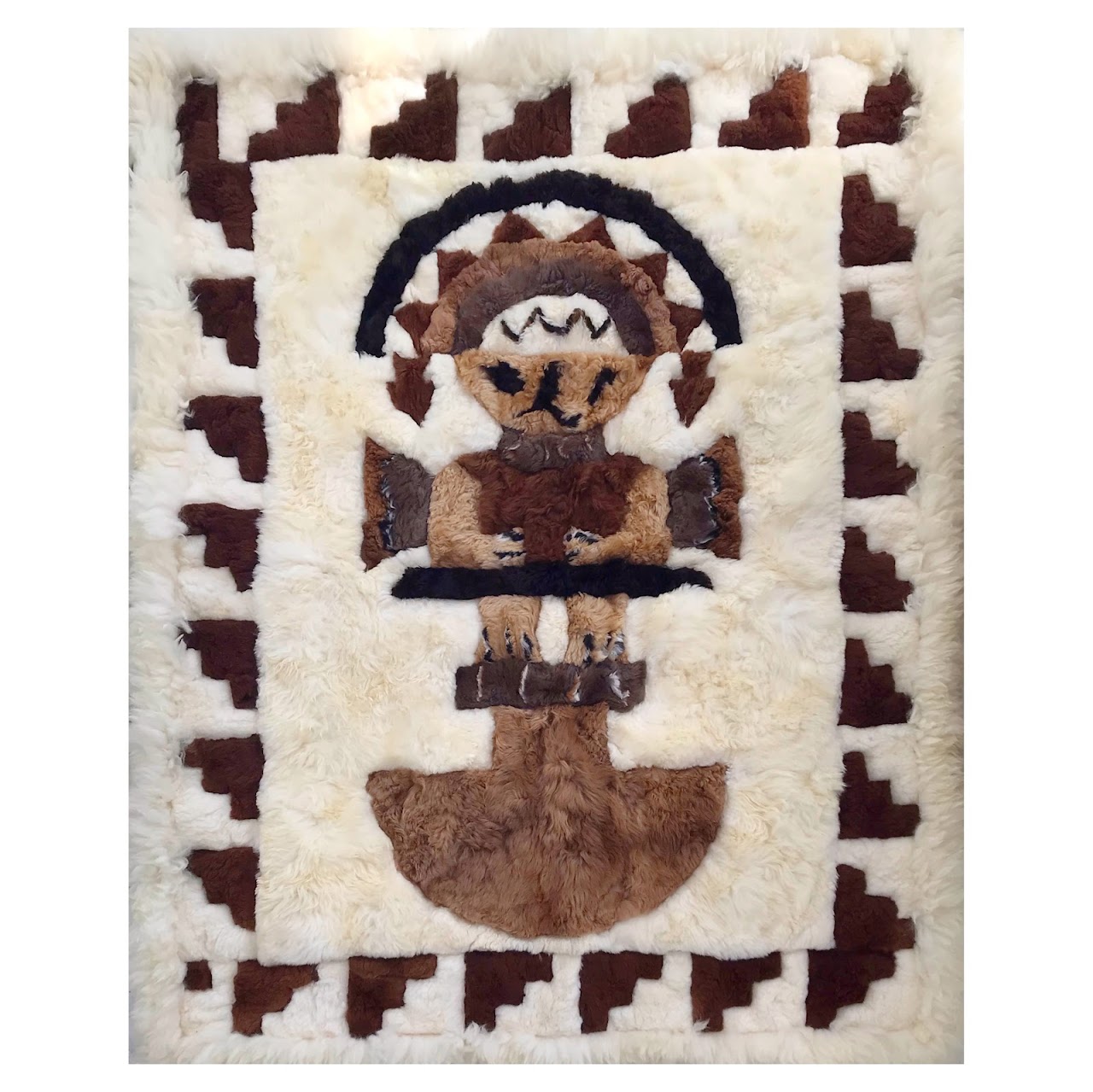 Peruvian Alpaca Patchwork Rug