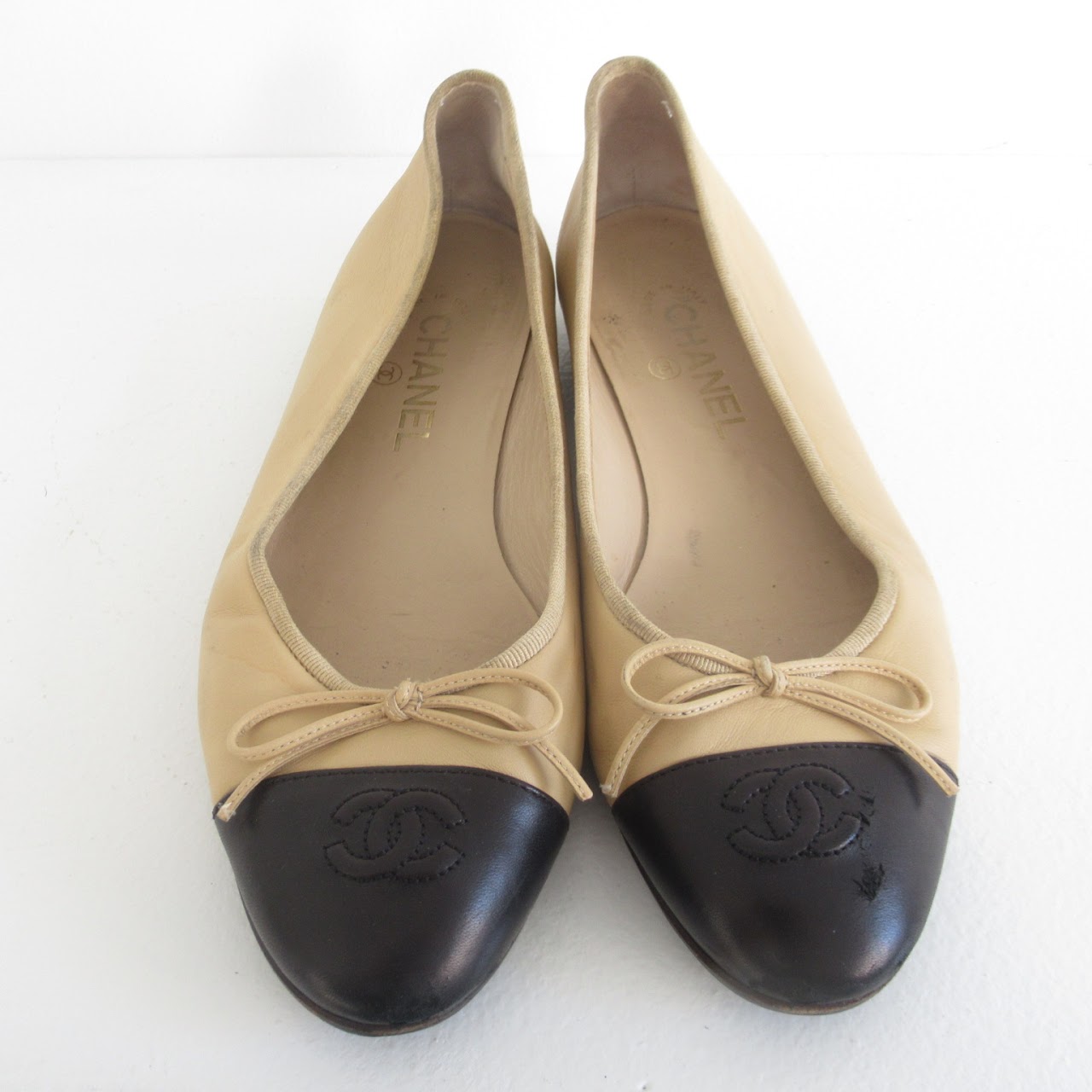 Chanel Two-Tone Flats