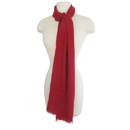 Loro Piana Cashmere/Silk Solid Woven Scarf