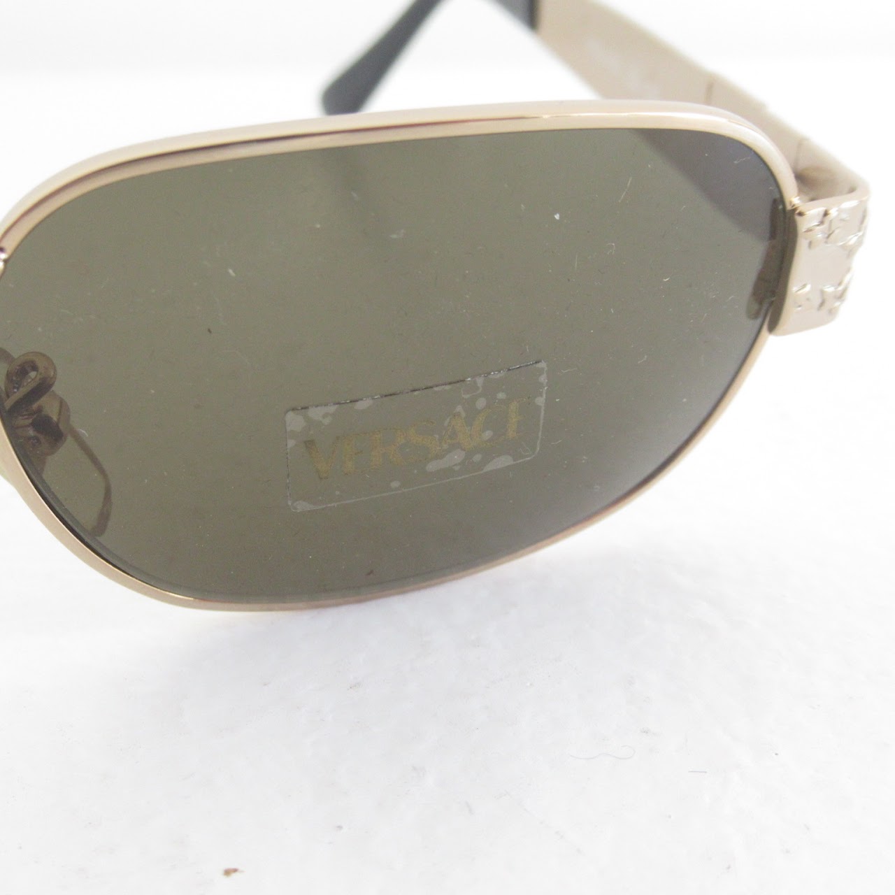 Versace Embossed Metal Sunglasses