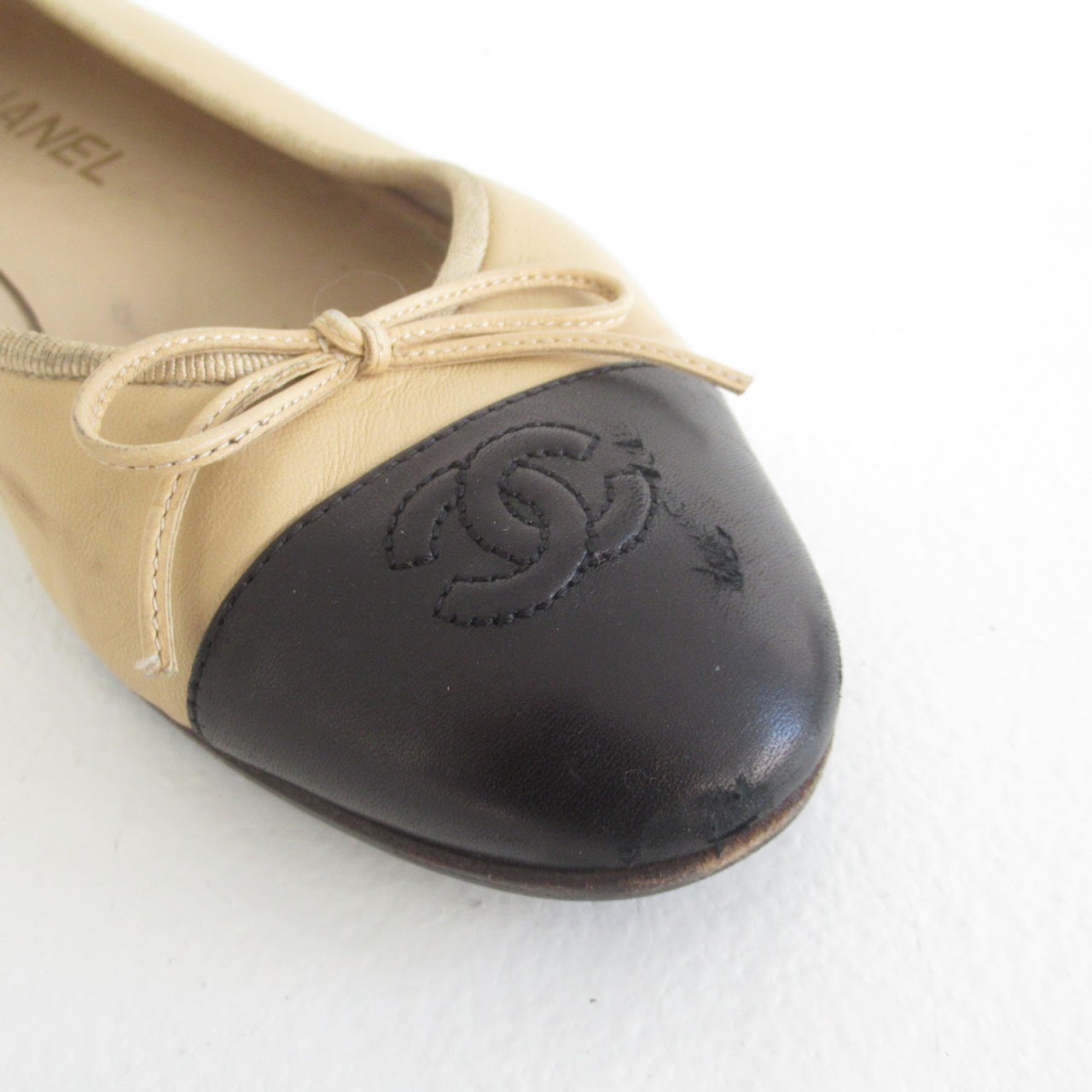 Chanel Two-Tone Flats