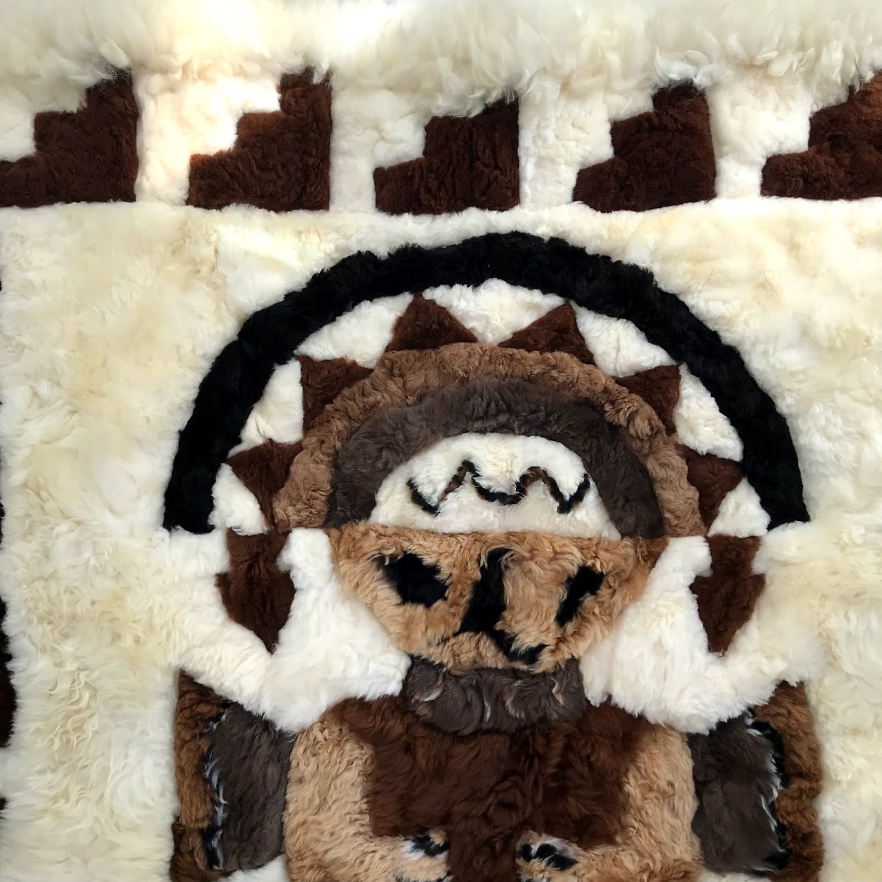 Peruvian Alpaca Patchwork Rug