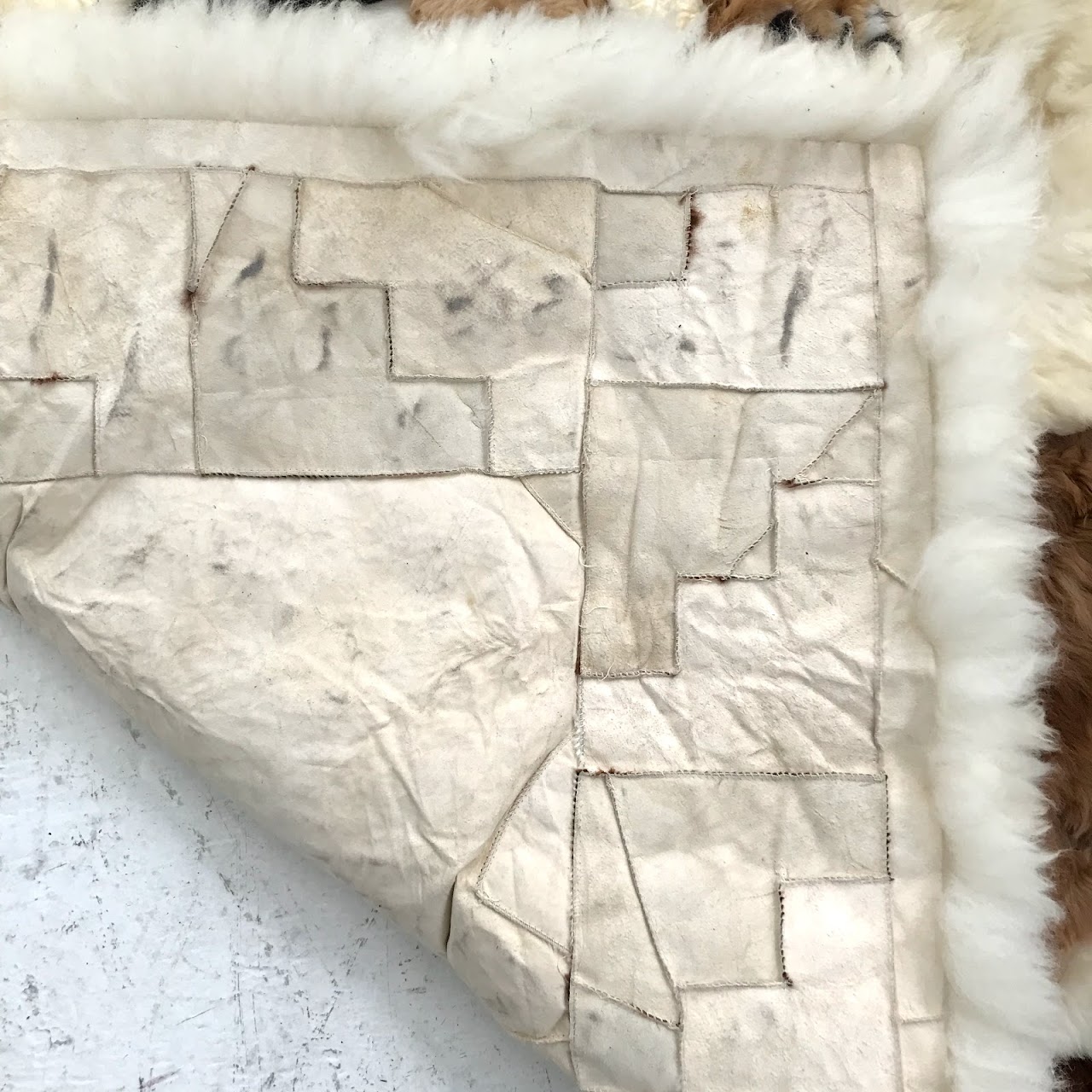 Peruvian Alpaca Patchwork Rug