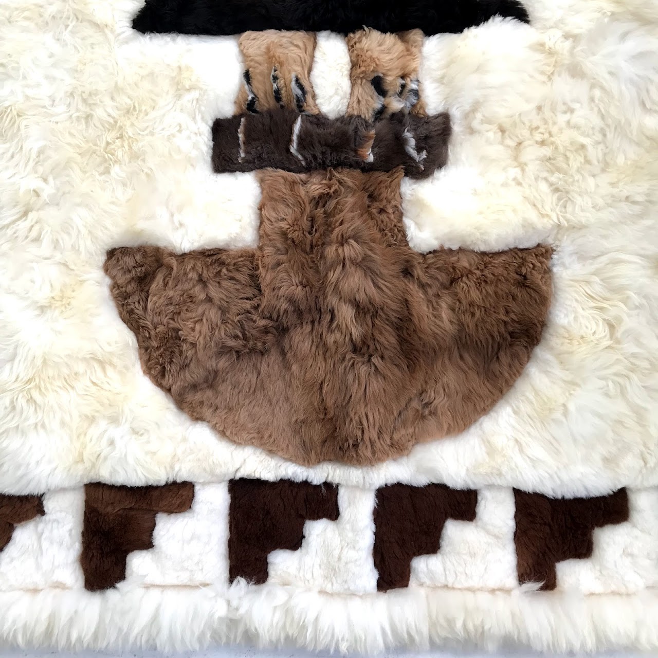 Peruvian Alpaca Patchwork Rug