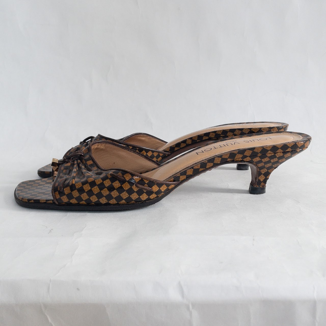 Louis Vuitton Checkerboard Low Pumps