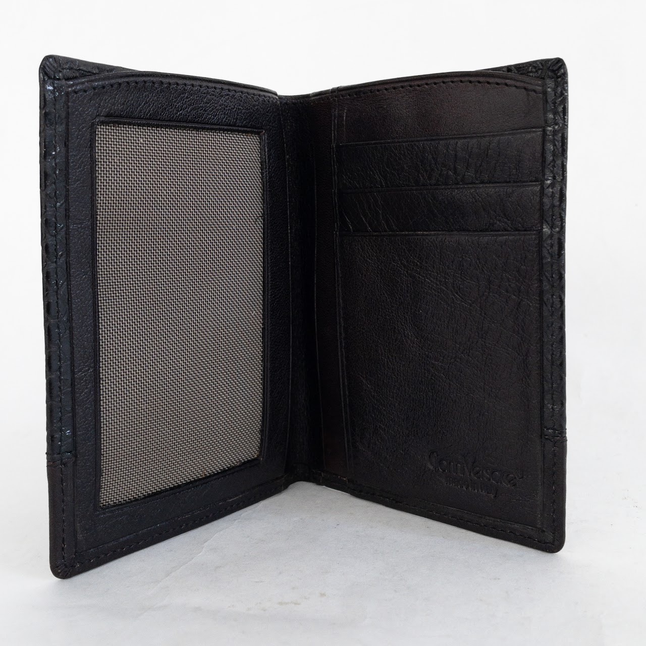 Gianni Versace Vintage Leather Bi-Fold Wallet