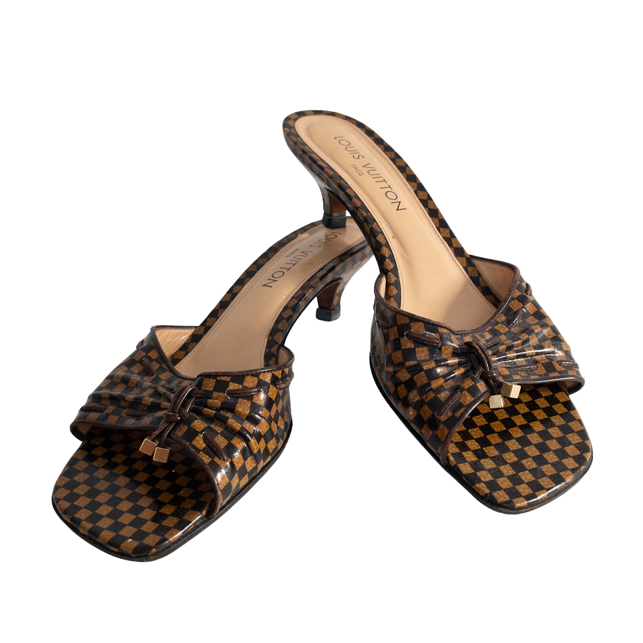 Louis Vuitton Checkerboard Low Pumps