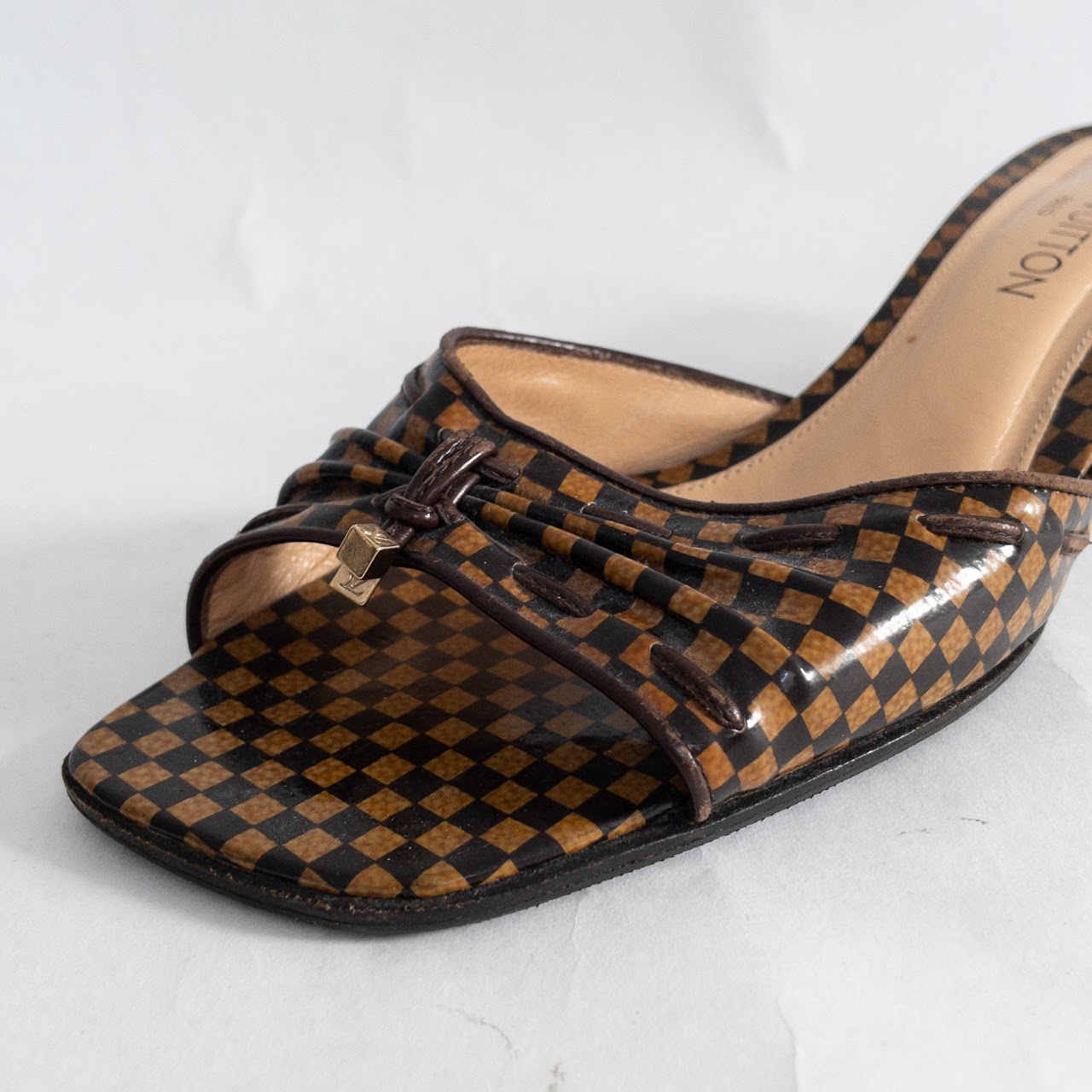 Louis Vuitton Checkerboard Low Pumps