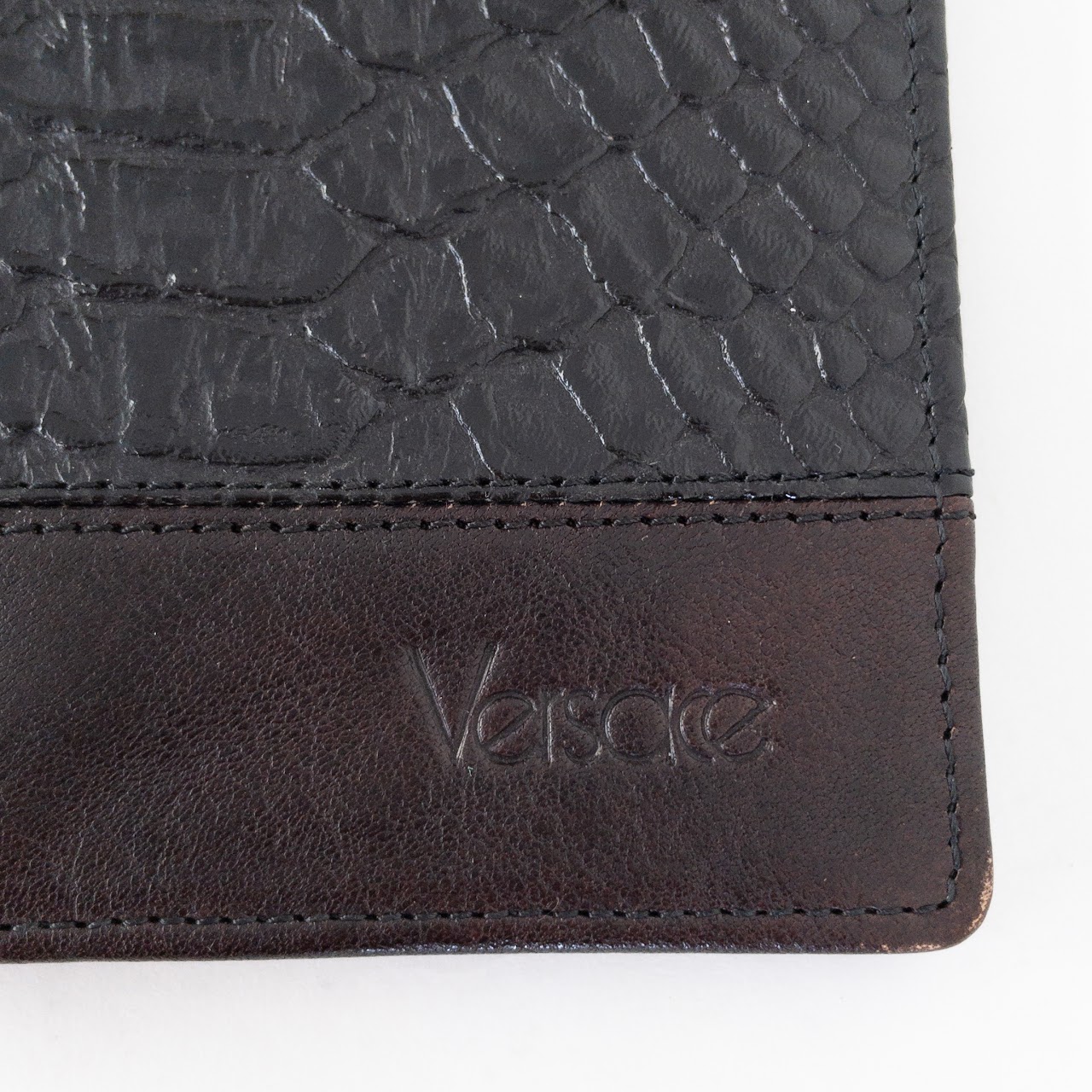 Gianni Versace Vintage Leather Bi-Fold Wallet