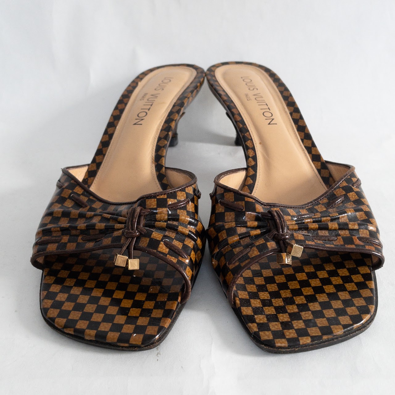 Louis Vuitton Checkerboard Low Pumps