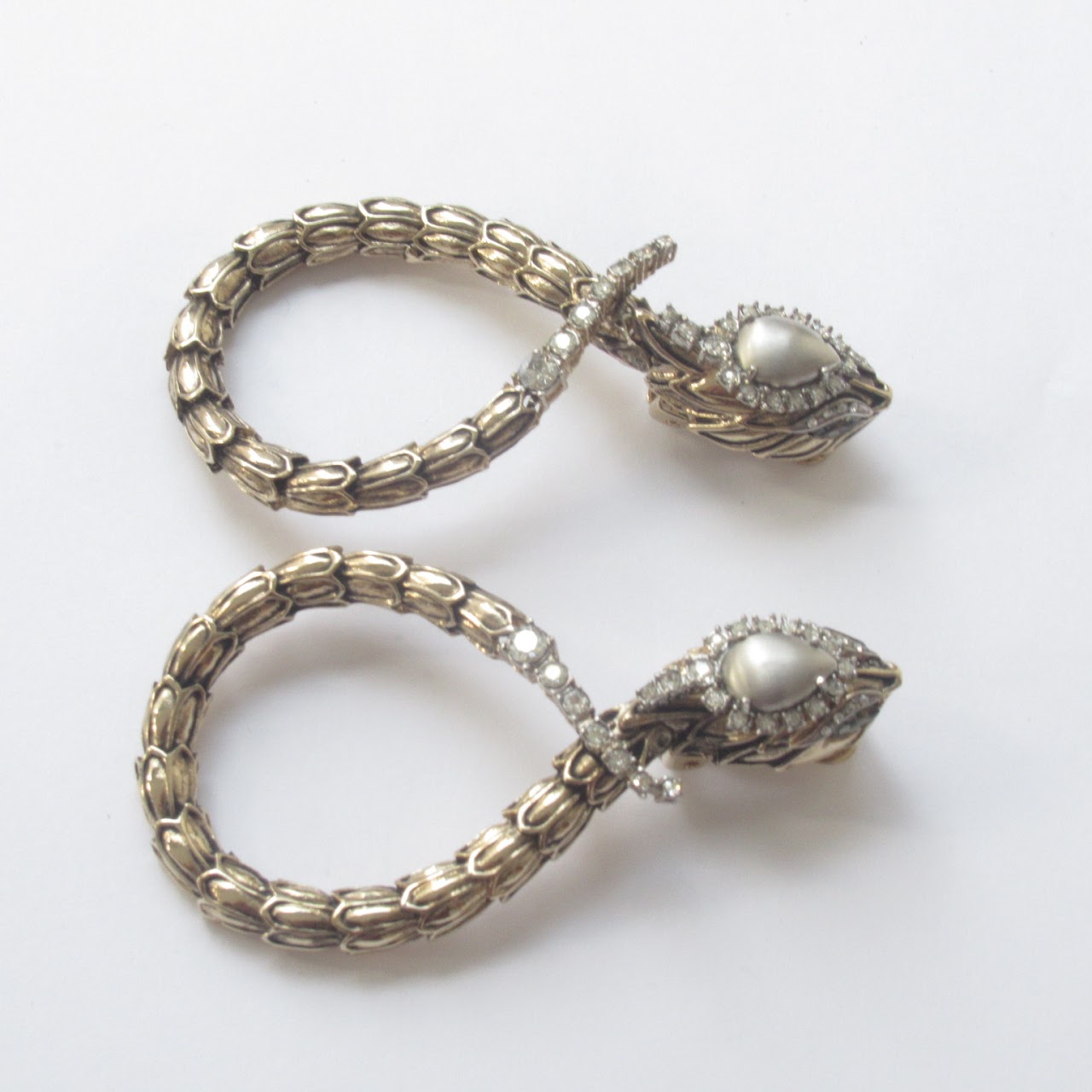 Roberto Cavalli Serpent Earrings