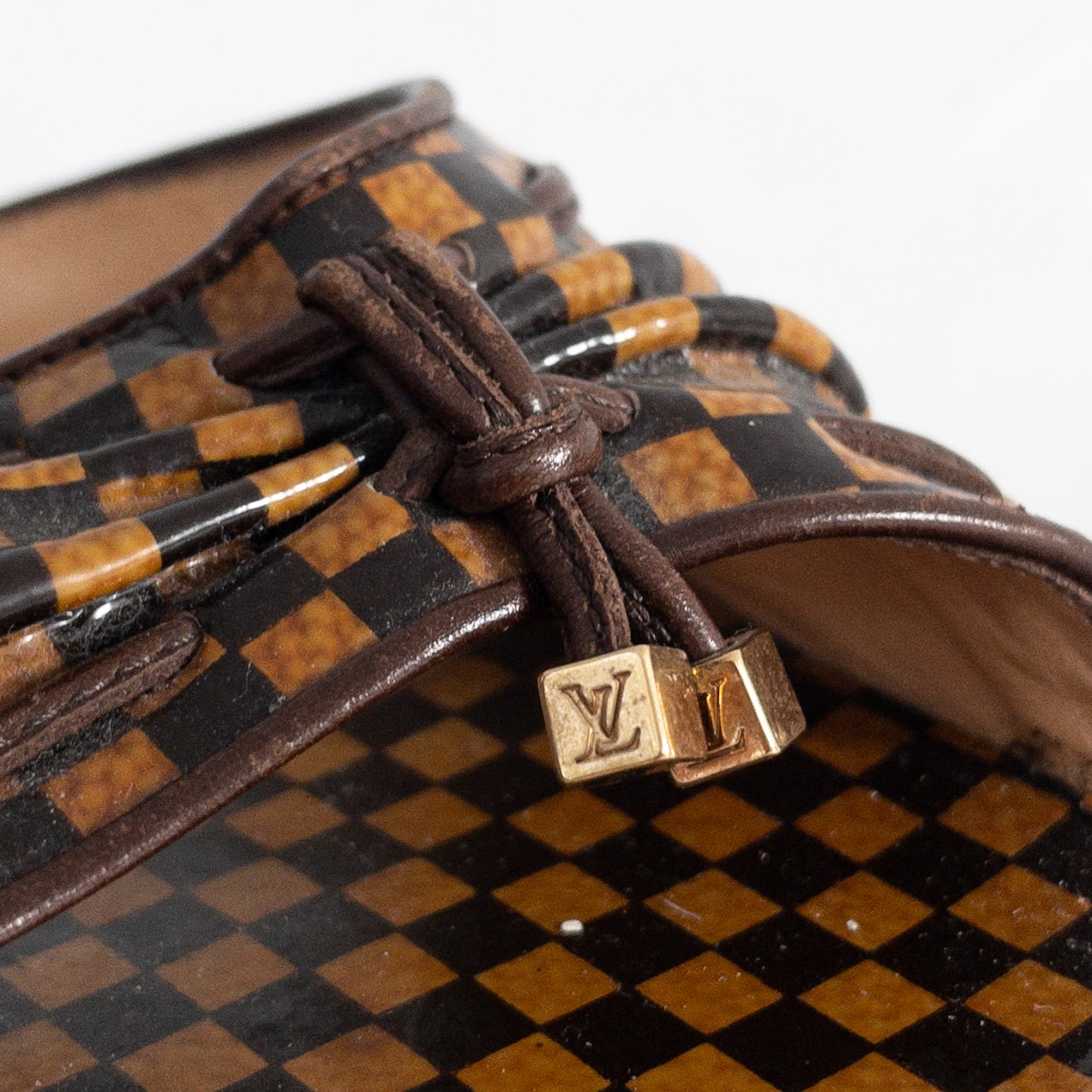 Louis Vuitton Checkerboard Low Pumps