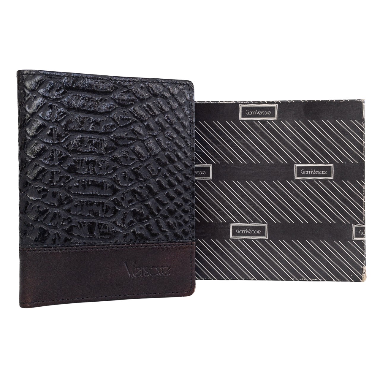 Gianni Versace Vintage Leather Bi-Fold Wallet