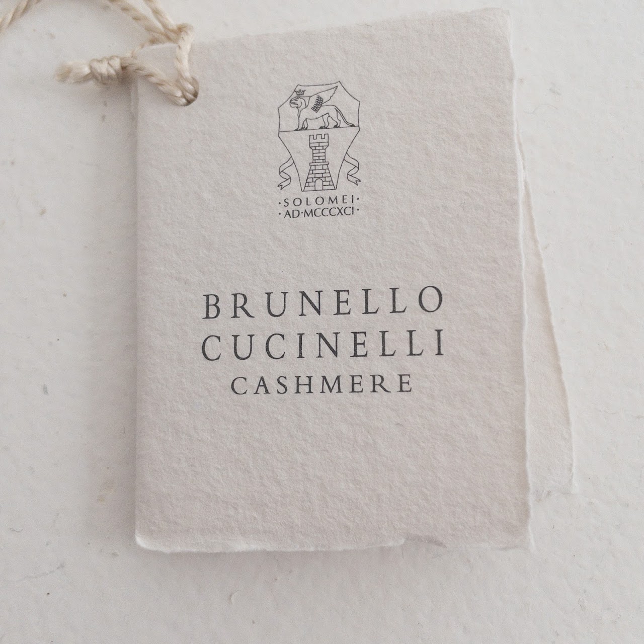 Brunello Cucinelli NEW Tiny Knits Cashmere Sweater Key Fob