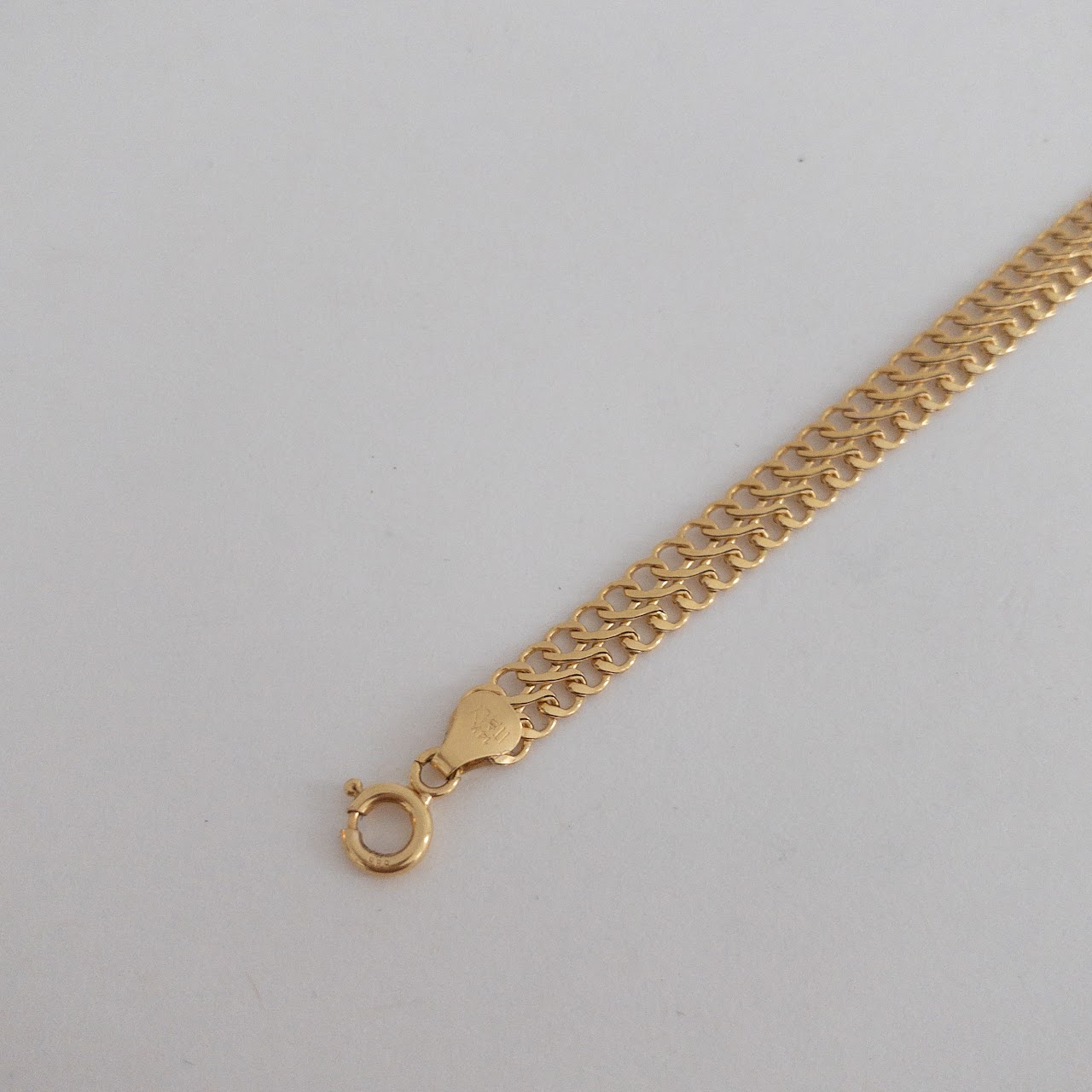 14K Gold Fancy Link Bracelet