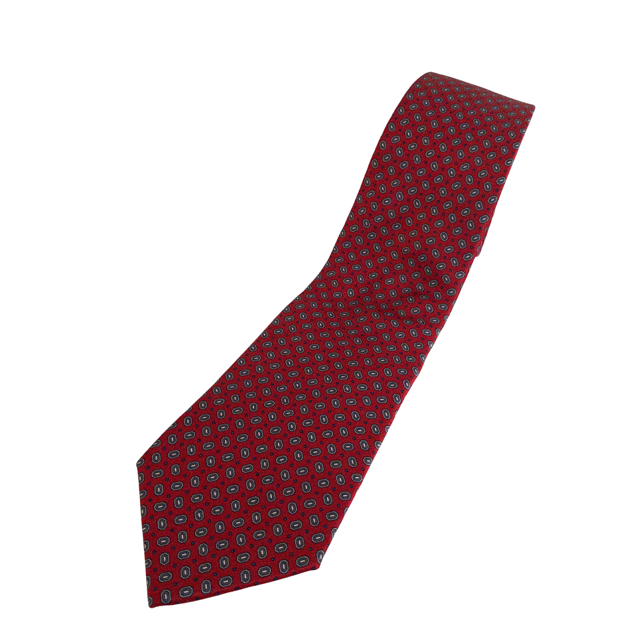 Yves Saint Laurent Red Silk Tie