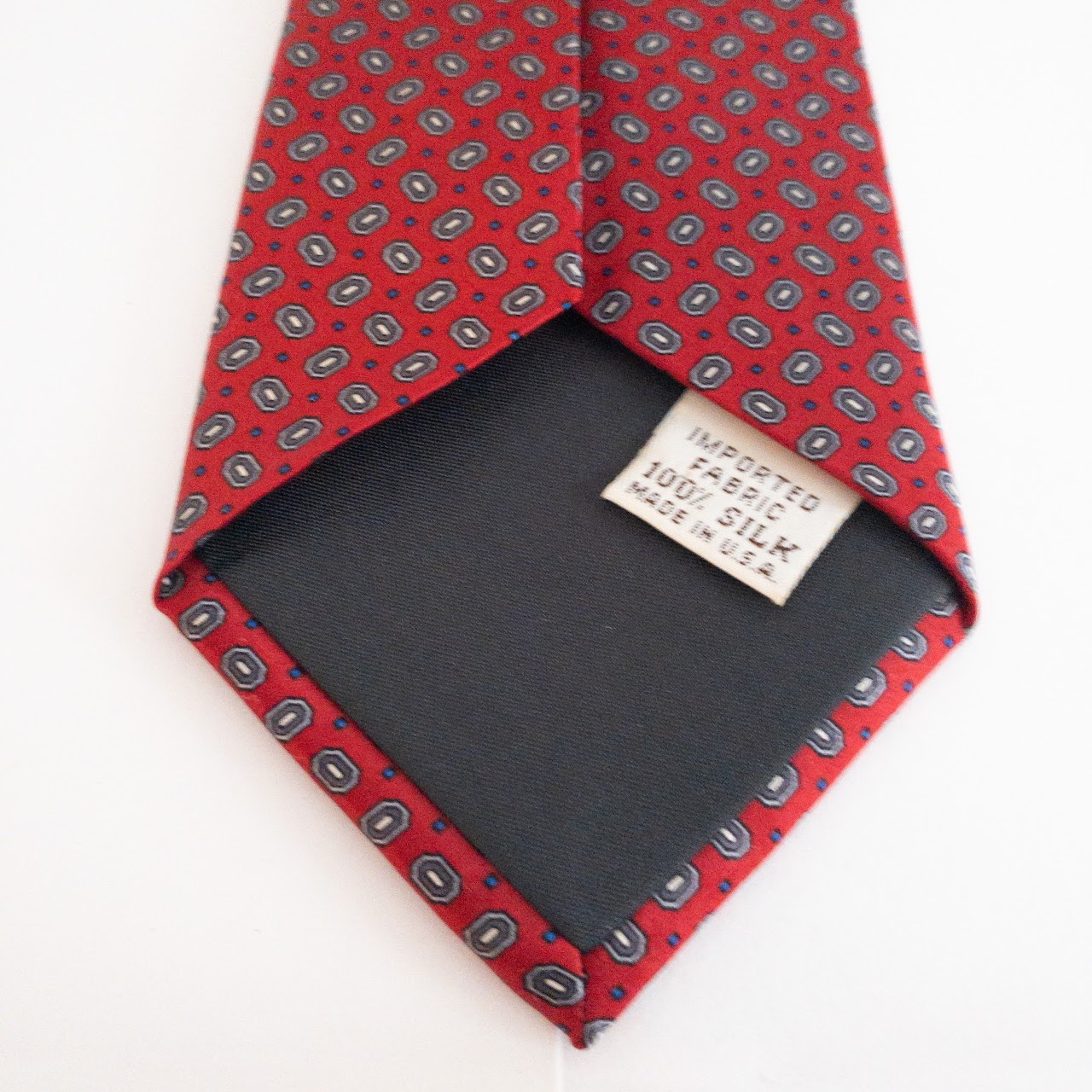 Yves Saint Laurent Red Silk Tie