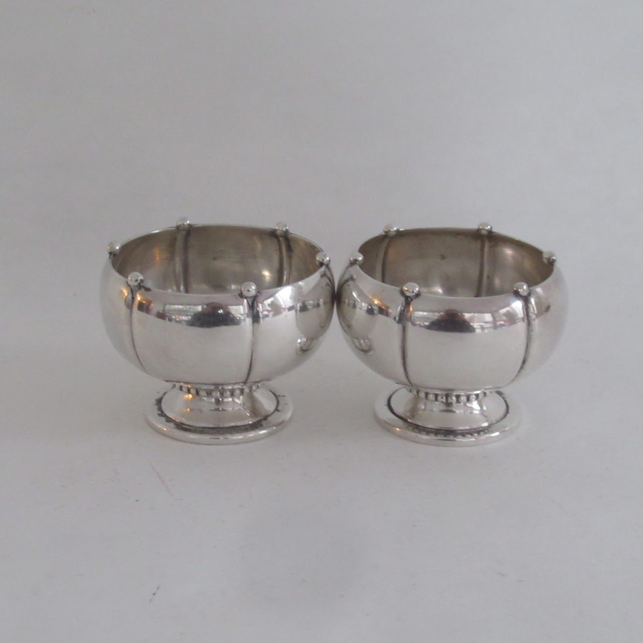 Sterling Silver Salt Cellar Pair