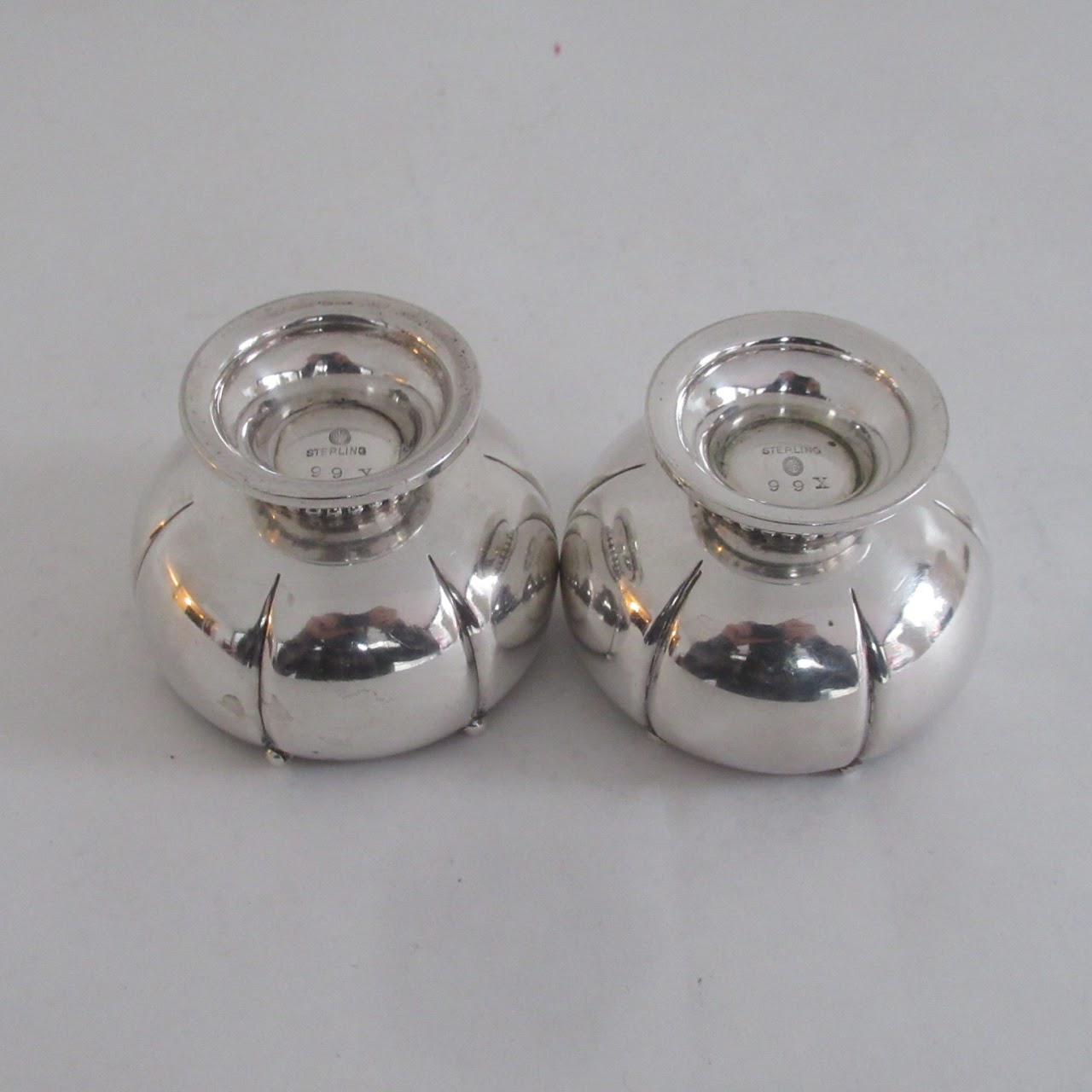 Sterling Silver Salt Cellar Pair