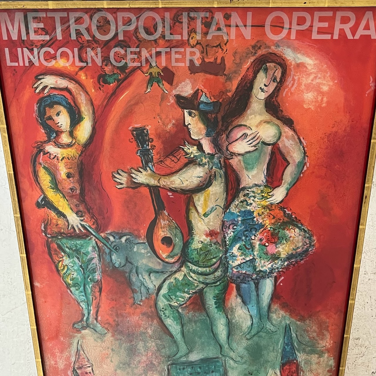 Marc Chagall Metropolitan Opera Lincoln Center Lithograph