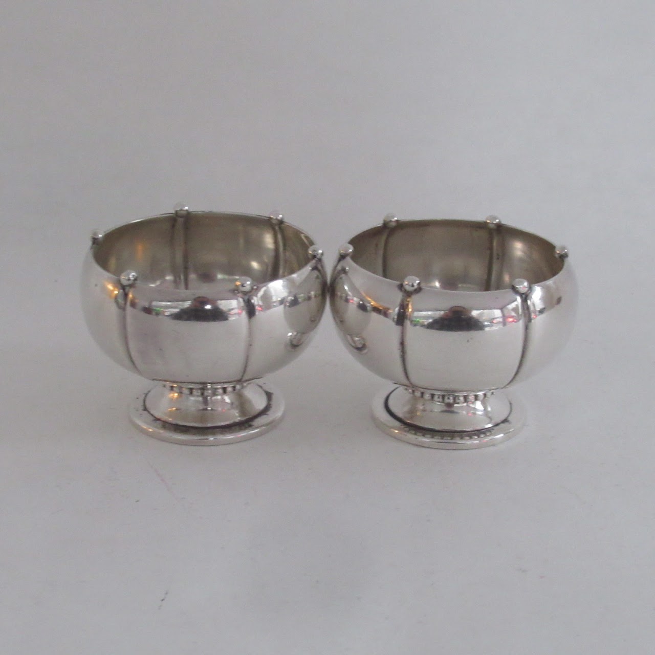 Sterling Silver Salt Cellar Pair