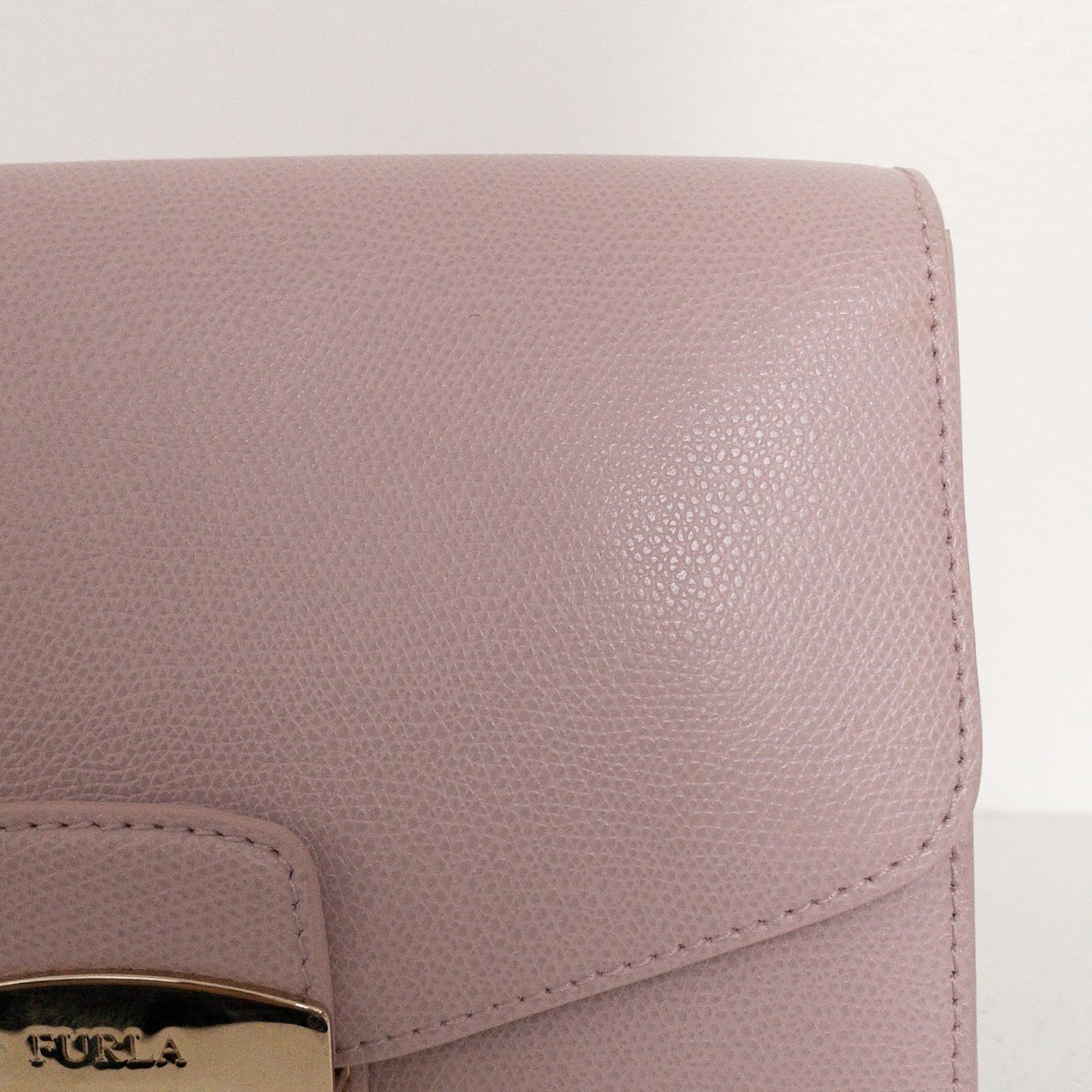 Furla Pink Leather Crossbody