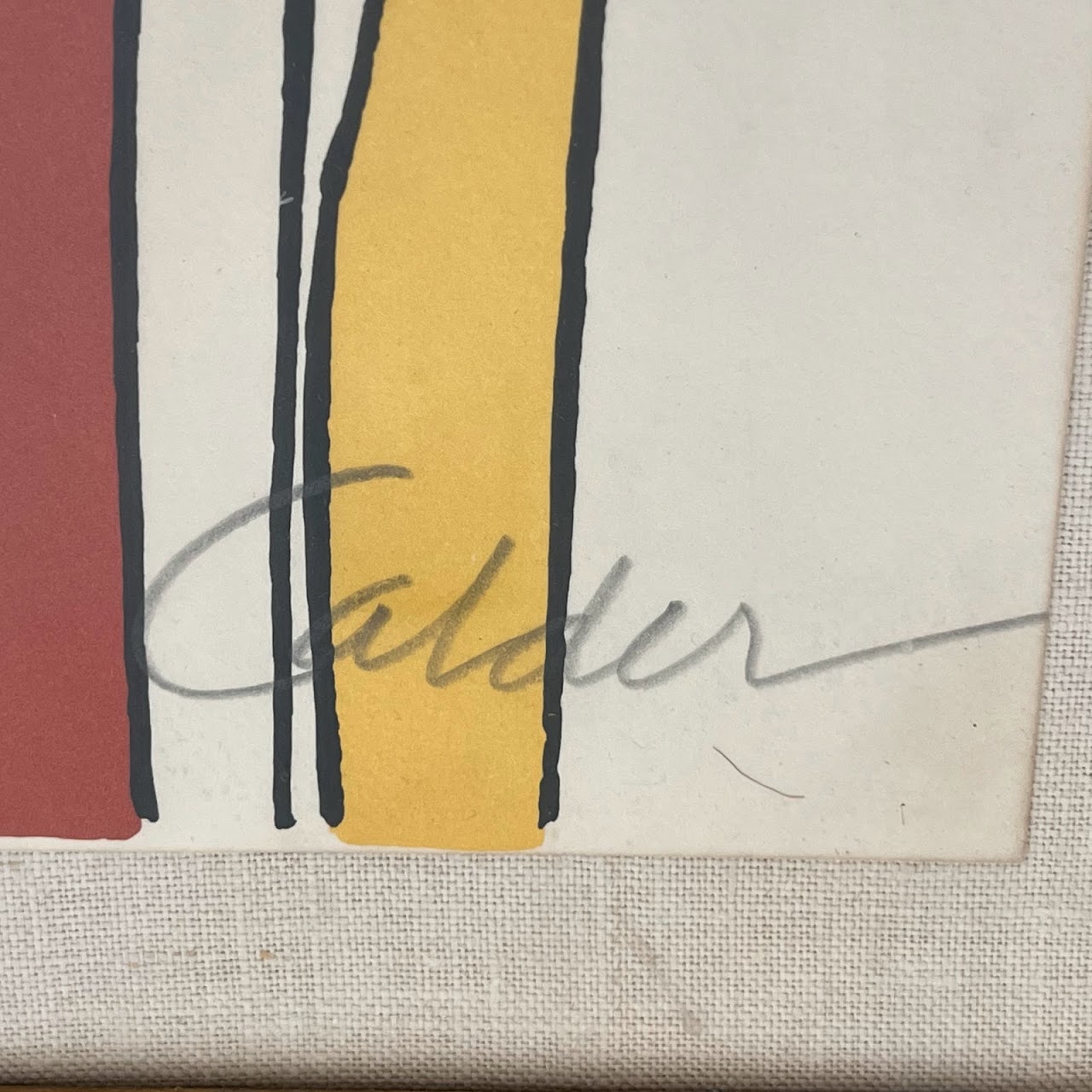 Alexander Calder Signed Lithograph #1