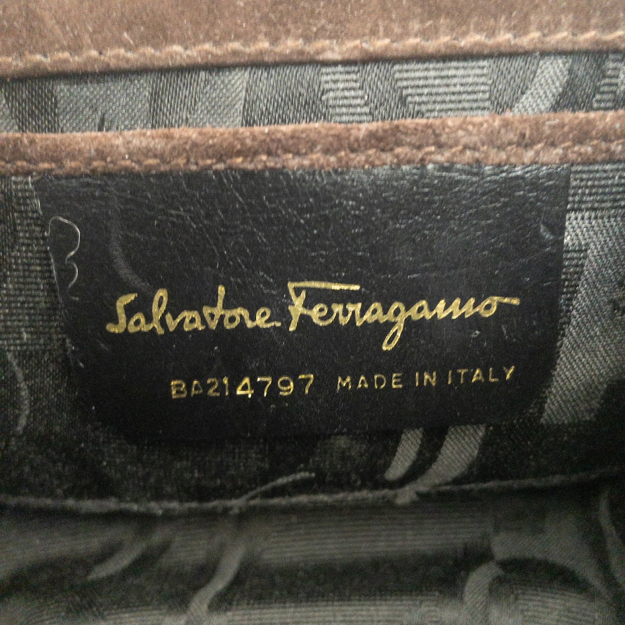 Salvatore Ferragamo Suede Mini Bag