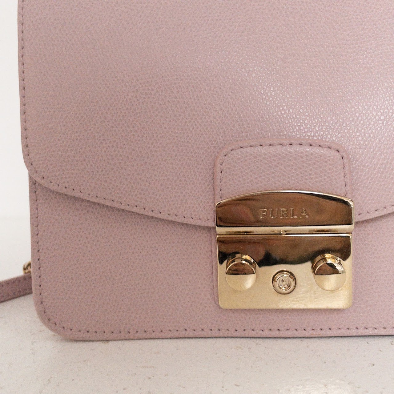 Furla Pink Leather Crossbody