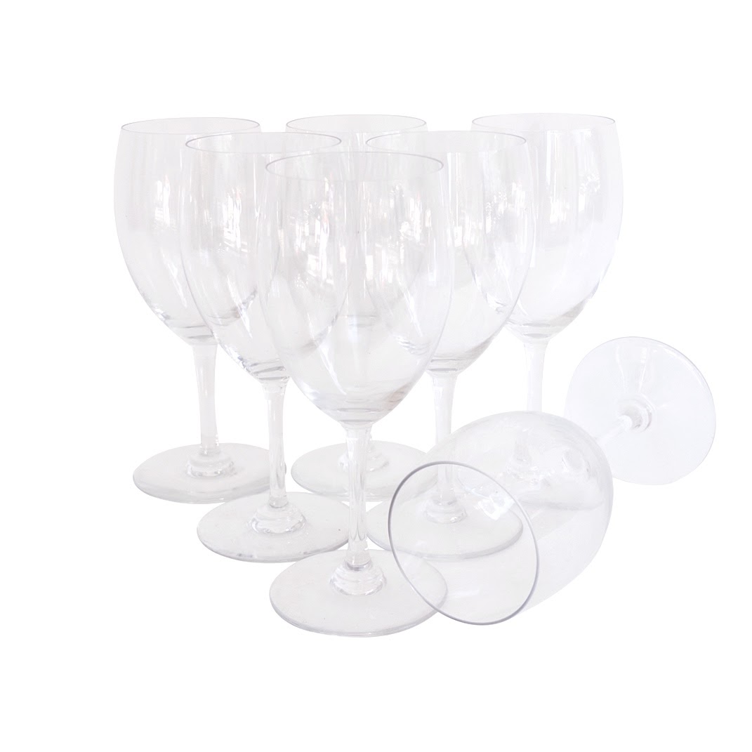 Baccarat Crystal 6.5" Wineglass Set of Seven