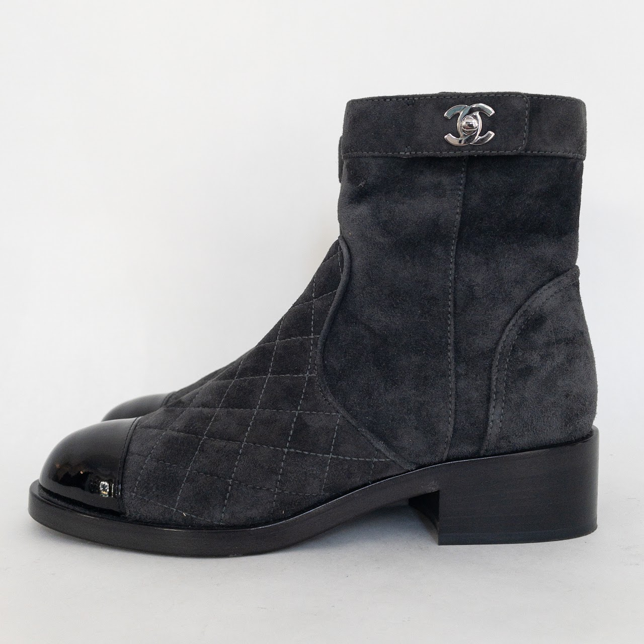 Chanel Cap Toe Qulited Boots