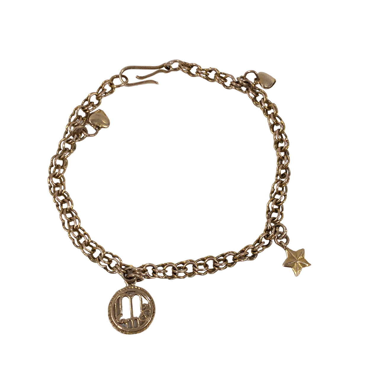 14K Gold Charm Bracelet