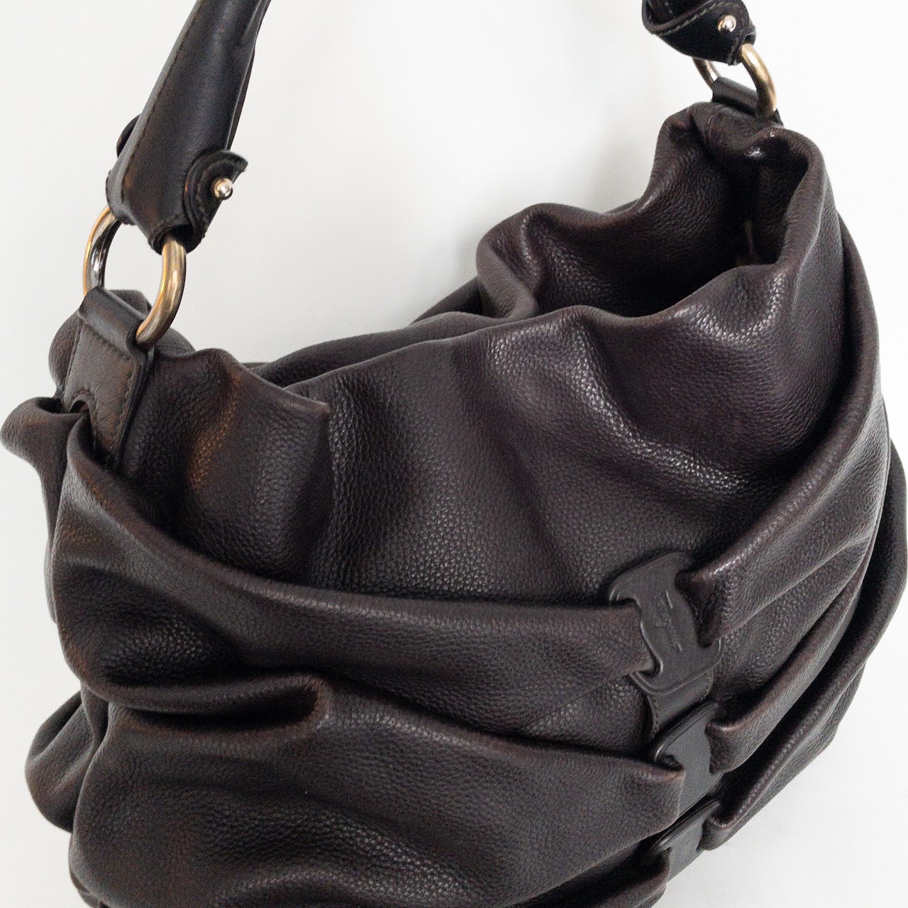 Salvatore Ferragamo Leather Hobo Bag