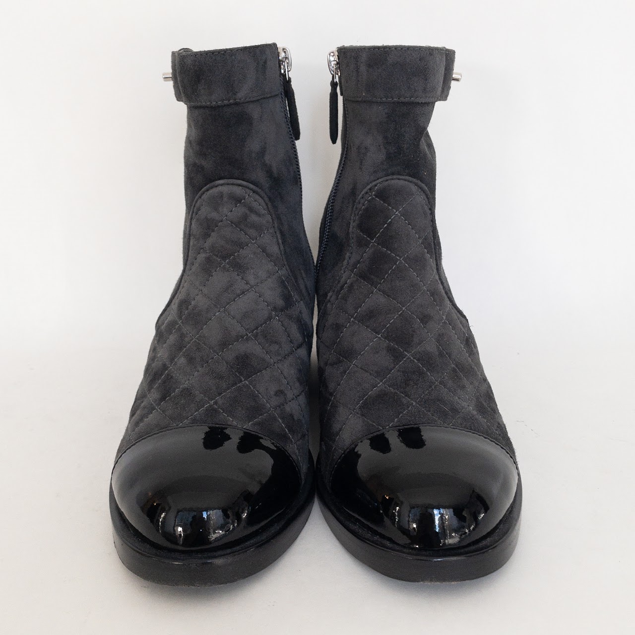 Chanel Cap Toe Qulited Boots